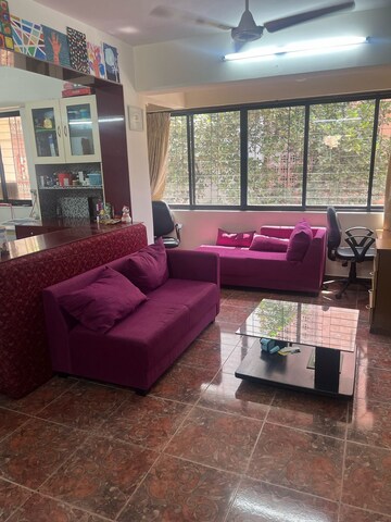 Living Room in 1 BHK Apartment at Bandra West – for Rent