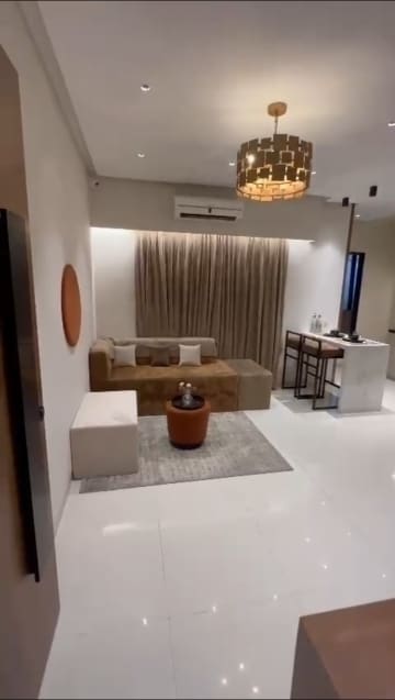 Living Room in 1 BHK Apartment at Shreeji Plaza, Malad West – for Sale