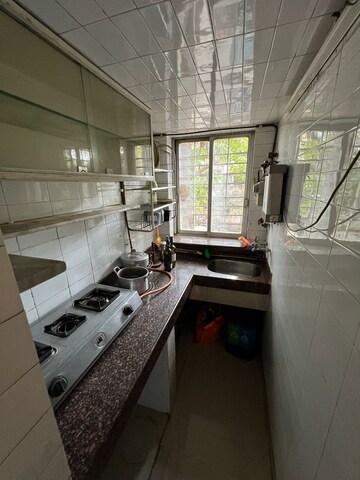 Kitchen in 1 BHK Apartment at Khar West – for Rent