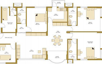 4 BHK Apartment For Sale in Bengal Peerless Avidipta, Em Bypass