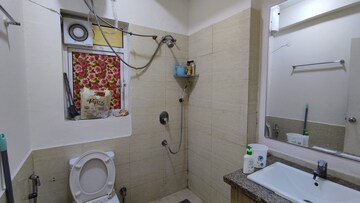 Bathroom in 3 BHK Apartment at Moti Nagar – for Rent