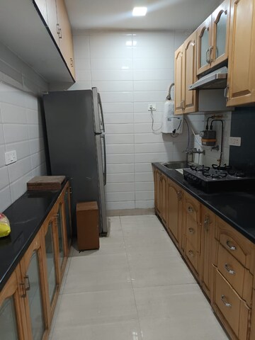 Kitchen in 1.5 BHK Apartment at Paschim Vihar – for Rent