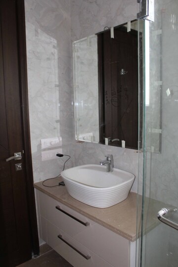 Bathroom in 3 BHK Builder Floor at Gulmohar Park – for Rent