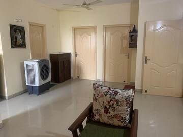 Living Room in 3 BHK Builder Floor at Guru Nanak Enclave, Dhakoli Village – for Rent