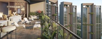Balcony in 3 BHK Apartment at Signature Global Titanium SPR, Sector 71 – for Sale