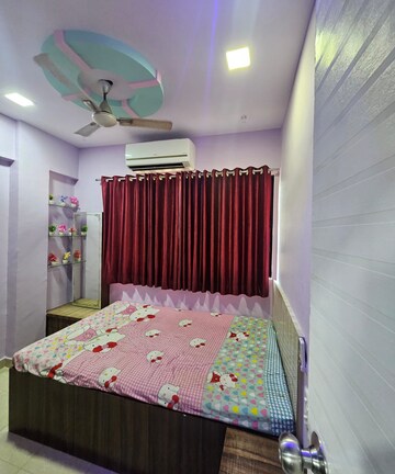 Bedroom in 1 BHK Apartment at Kajal Heritage, Kopar Khairane – for Rent