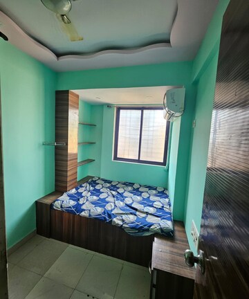 Bedroom in 1 BHK Apartment at Kajal Heritage, Kopar Khairane – for Rent