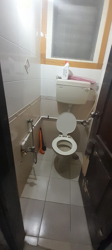 Bathroom in 2 BHK Apartment at Vireshwar Darshan CHS Airoli, Kopar Khairane – for Rent