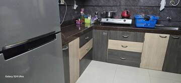 Kitchen in 2 BHK Apartment at Jay Balaji CHS, Nerul Sector 6 – for Rent
