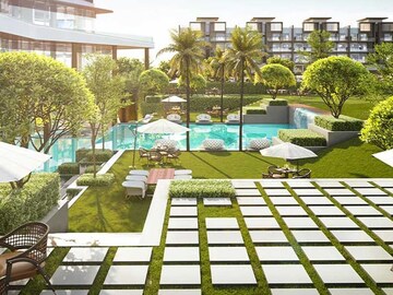 Balcony in 2.5 BHK Apartment at Smart World Gems, Sector 89 – for Sale