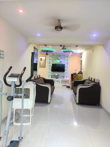 Living Room in 2.5 BHK Apartment at Osho Kabir CHS, New Panvel – for Rent