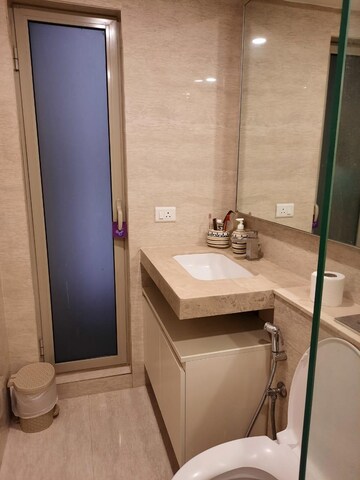 Bathroom in 1 BHK Apartment at Hiranandani Zen Maple, Powai – for Rent