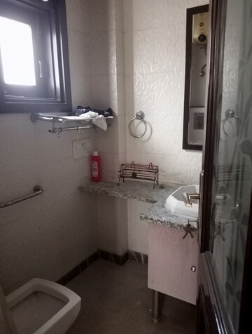 Bathroom in 3 BHK Builder Floor at Greater Kailash I – for Rent