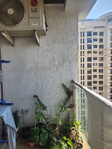 Balcony in 3 BHK Apartment at Godrej Serenity, Chembur – for Rent