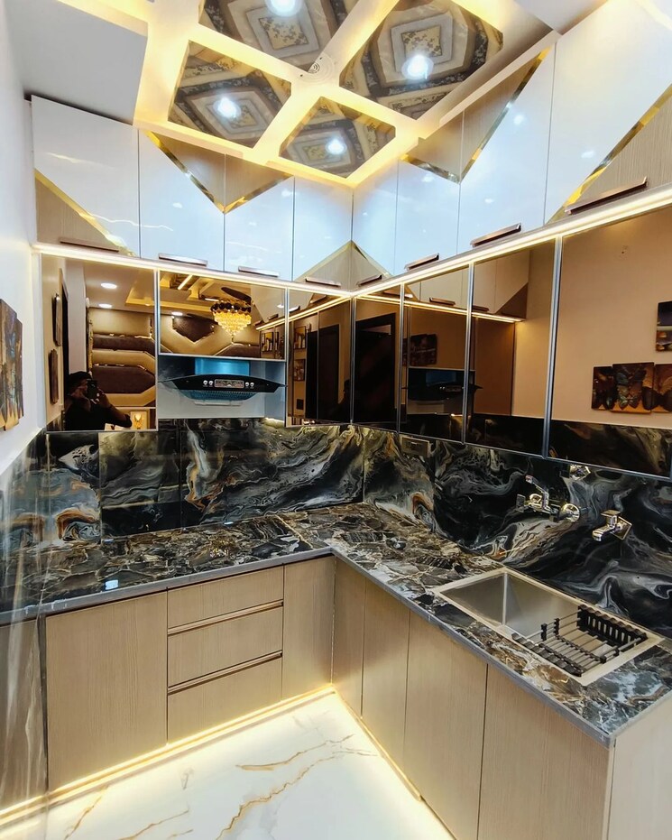 Kitchen, dwarka 3 Bedroom 90 Sq.Yd. Builder Floor In Dwarka Delhi 8350138