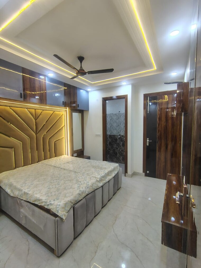 Bedroom, dwarka 3 Bedroom 100 Sq.Yd. Builder Floor In Dwarka Delhi 8350194