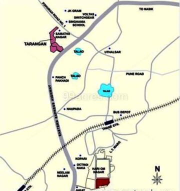 2.5 BHK Apartment – Map Location View at Kalpataru Kamdhenu, Mulund East - for Sale