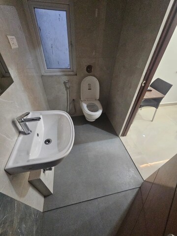 Bathroom in 3 BHK Apartment at Rajapushpa Provincia, Narsingi – for Rent