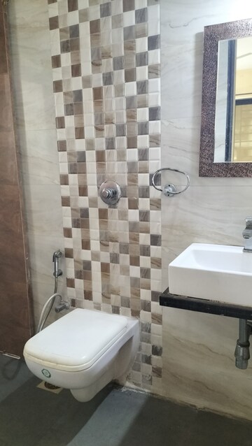 Bathroom in 2 BHK Apartment at Meridian Homes Meadow, Nerul – for Rent