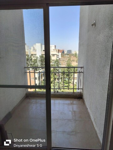 Balcony in 2 BHK Apartment at Sanskruti Jardin, Baner – for Rent