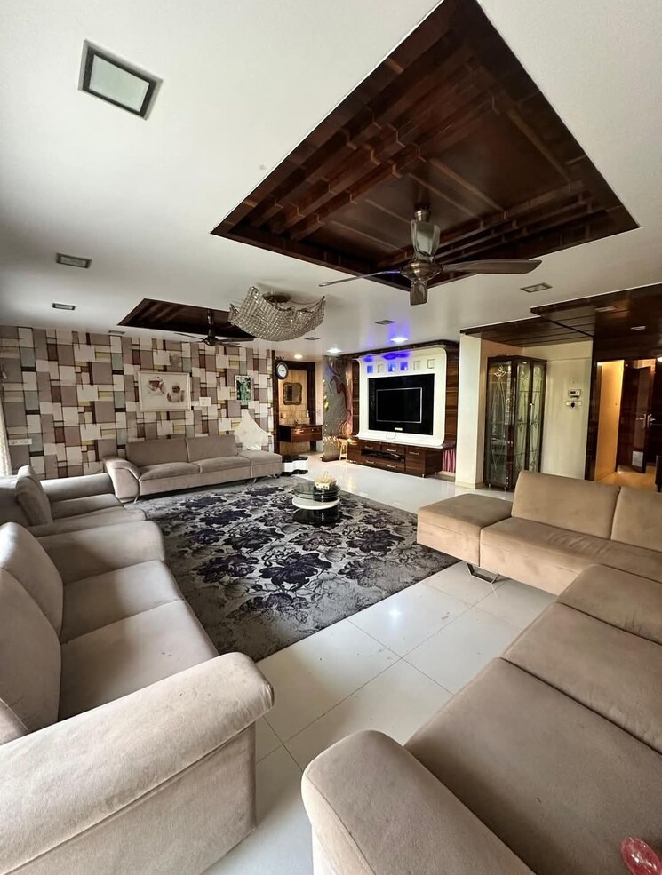 Living Room, kool-homes-solitaire 4 Bedroom 2540 Sq.Ft. Apartment In Kondhwa Pune 8350419