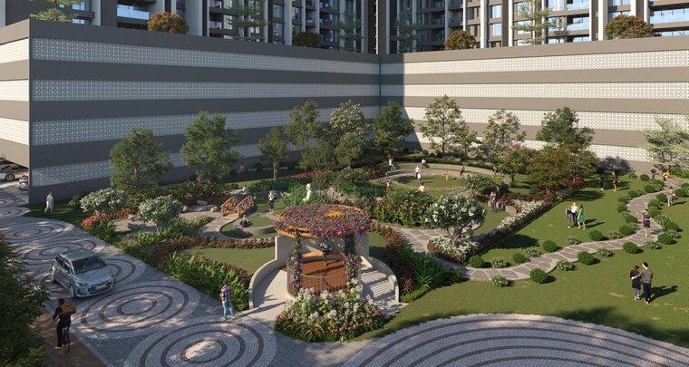 Garden, saniket-wyce-exclucity 3 Bedroom 1255 Sq.Ft. Apartment In Bavdhan Pune 8350604