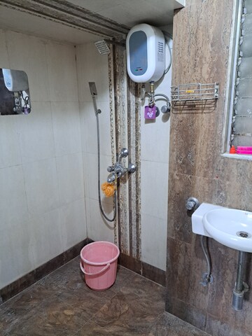 Bathroom in 1 BHK Apartment at Tulsidham Complex, Kapur Bawdi – for Rent