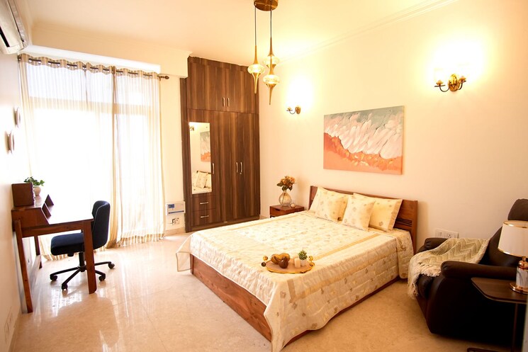 Bedroom, ss-almeria 3.5 Bedroom 2000 Sq.Ft. Builder Floor In Sector 84 Gurgaon 8350733