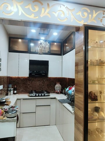 Kitchen in 3.5 BHK Builder Floor at Uttam Nagar – for Rent