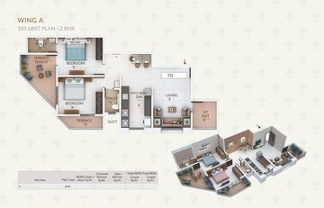 Floor Plan in 3 BHK Apartment at Balewadi Phata – for Sale