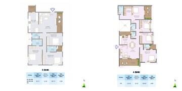 Floor Plan in 4 BHK Apartment at Balewadi Phata – for Sale