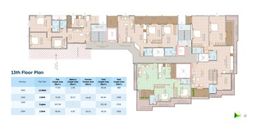 Master Plan in 4 BHK Apartment at Balewadi Phata – for Sale
