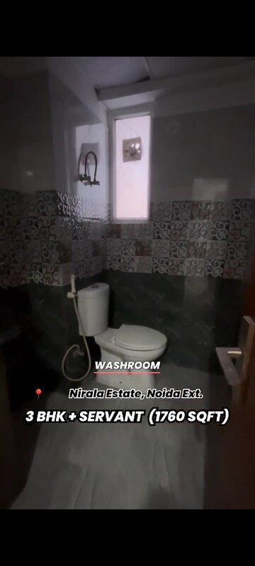 Bathroom in 3 BHK Apartment at Nirala Estate, Tech Zone 4 Greater Noida – for Sale