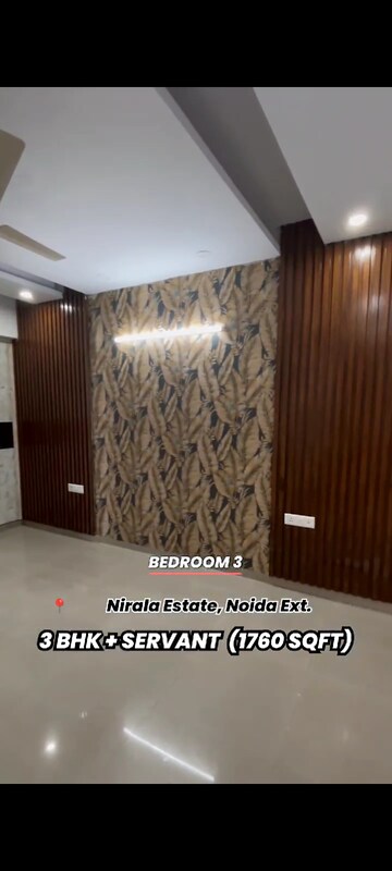 Bedroom in 3 BHK Apartment at Nirala Estate, Tech Zone 4 Greater Noida – for Sale