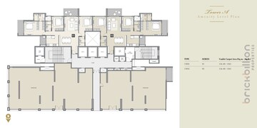 Floor Plan in 4 BHK Apartment at Balewadi Phata – for Sale