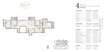 Master Plan in 4 BHK Apartment at Balewadi Phata – for Sale