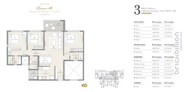 Floor Plan in 4 BHK Apartment at Balewadi Phata – for Sale