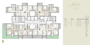Floor Plan in 4 BHK Apartment at Balewadi Phata – for Sale