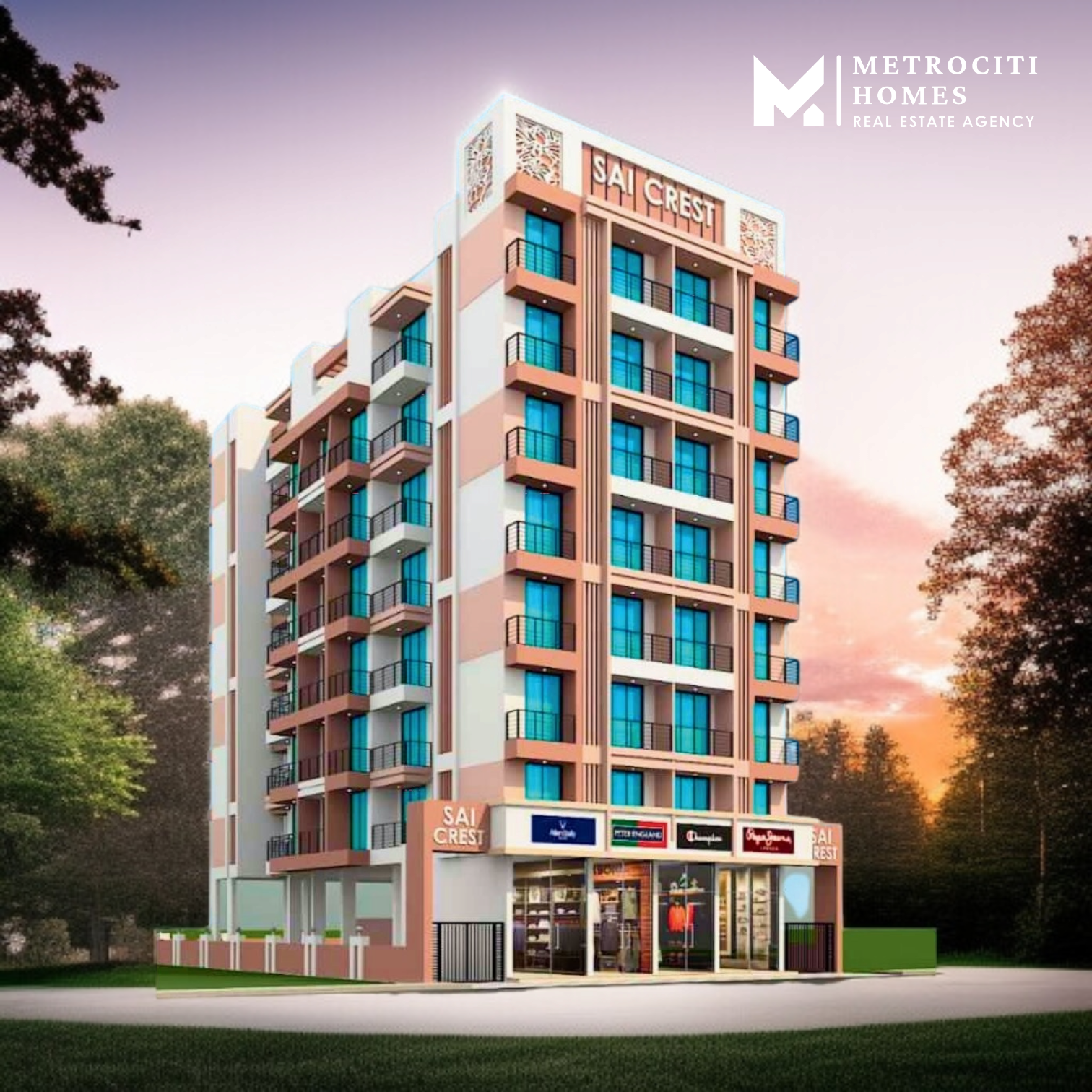 1 BHK Apartment For Sale in Sai Crest