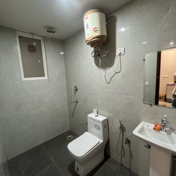 Bathroom in 1 BHK Builder Floor at Chattarpur – for Rent
