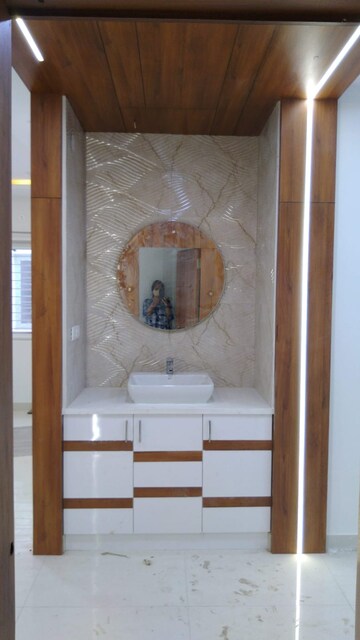 Bathroom in 3 BHK Apartment at Ananda Poe Tree Extension, Narsingi – for Rent