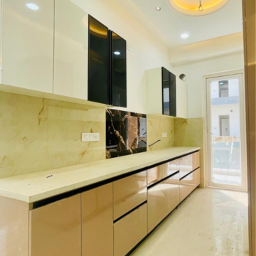 Kitchen in 3 BHK Apartment at Patiala Road – for Sale