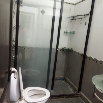 Attached Bathroom in 3 BHK Builder Floor at Greater Kailash I – for Rent
