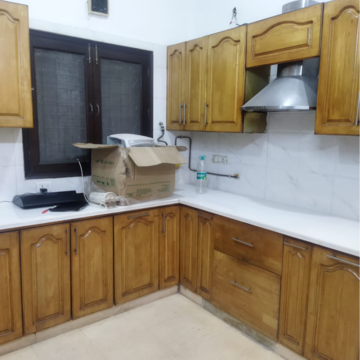 Kitchen in 3 BHK Builder Floor at Greater Kailash I – for Rent