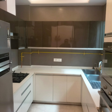 Kitchen in 3 BHK Builder Floor at Greater Kailash I – for Rent