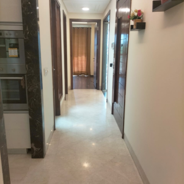 Building Lobby in 3 BHK Builder Floor at Greater Kailash I – for Rent
