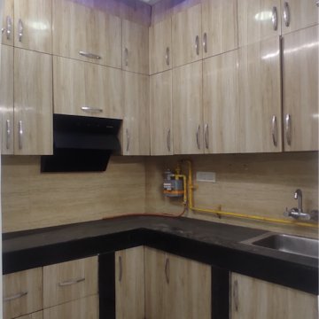 Kitchen in 3 BHK Builder Floor at Nehru Enclave – for Rent