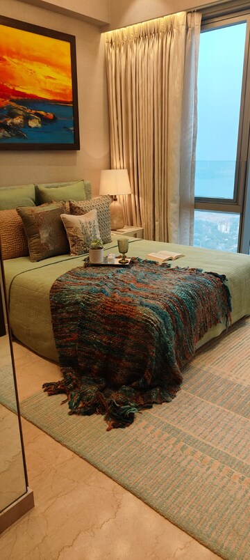Bedroom in 3 BHK Apartment at Indiabulls Sky Forest, Lower Parel – for Rent