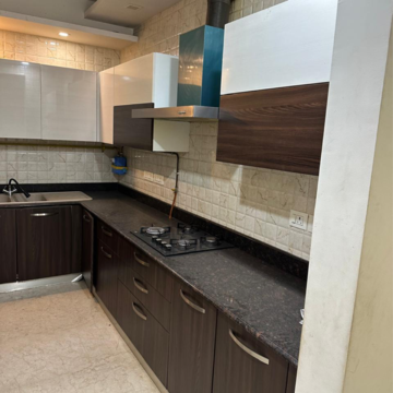 Kitchen in 3 BHK Builder Floor at Greater Kailash I – for Rent