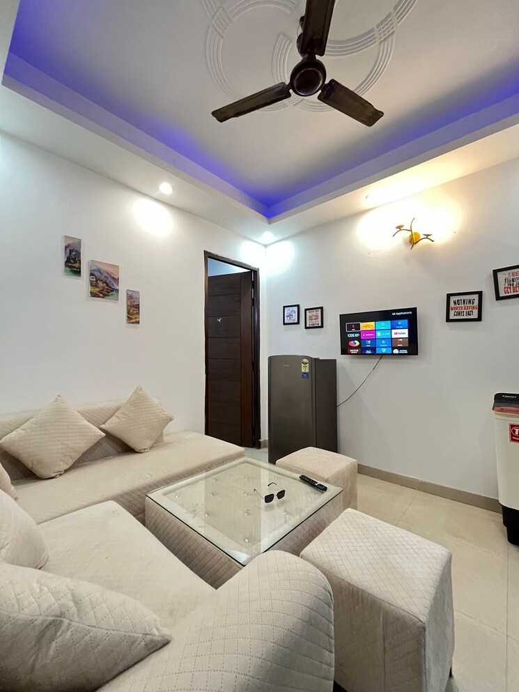 Living Room, saket 2 Bedroom 700 Sq.Ft. Builder Floor In Saket Delhi 8351388